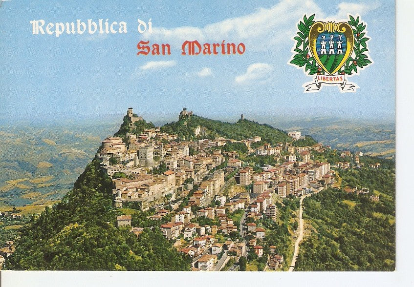 Postal 030163 : Repubblica di San Marino Veduta aerea