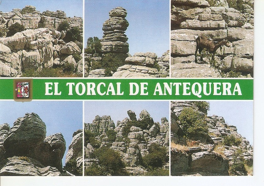 Postal 030169 : Antequera (Malaga). El Torcal. Diversos aspectos