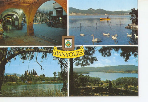 Postal 030171 : Banyoles (Girona) diferentes aspectos
