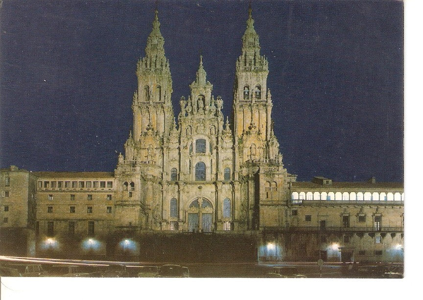 Postal 030184 : Santiago de Compostela. Catedral - Fachada del Obradoiro