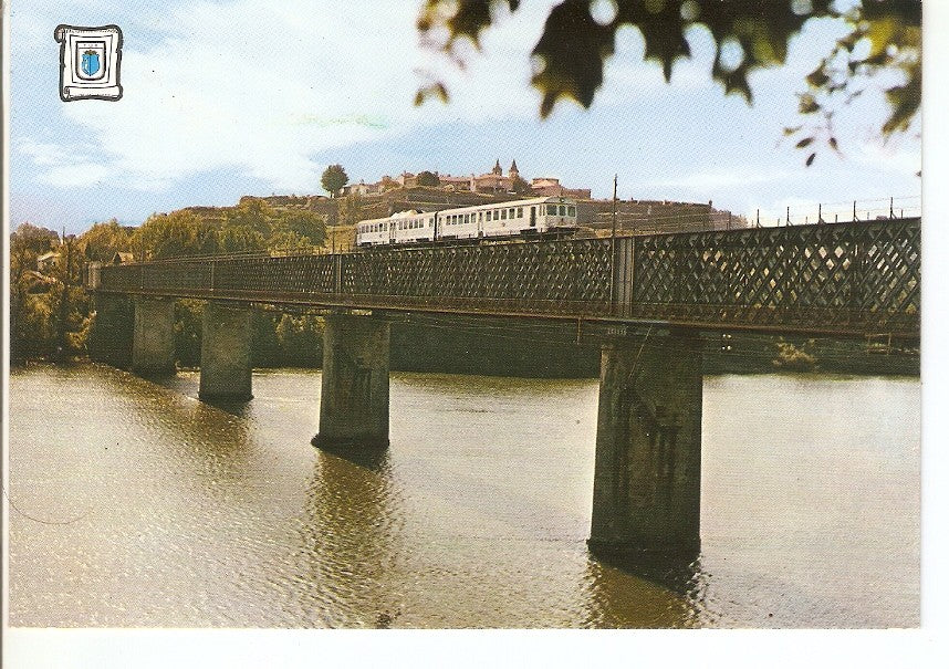 Postal 030187 : Tuy Puente Internacional al fondo Valença de Minho (Portugal)