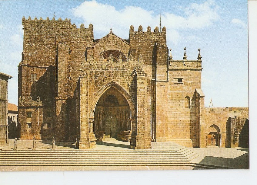 Postal 030198 : Tuy (Pontevedra). Fachada de la Catedral