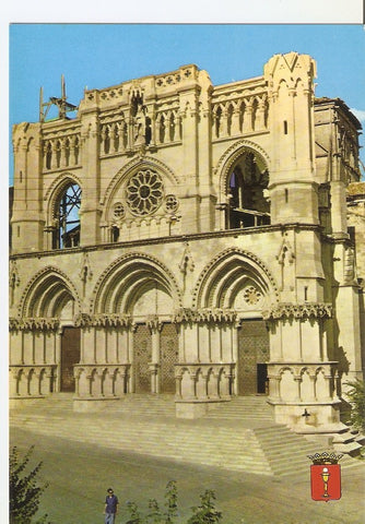 Postal 030203 : Cuenca. Catedral - Fachada de la principal