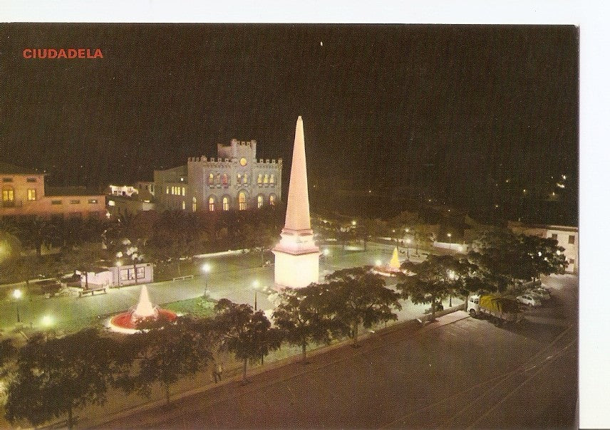 Postal 030233 : Ciudadela (Menorca). Plaza Generalisimo