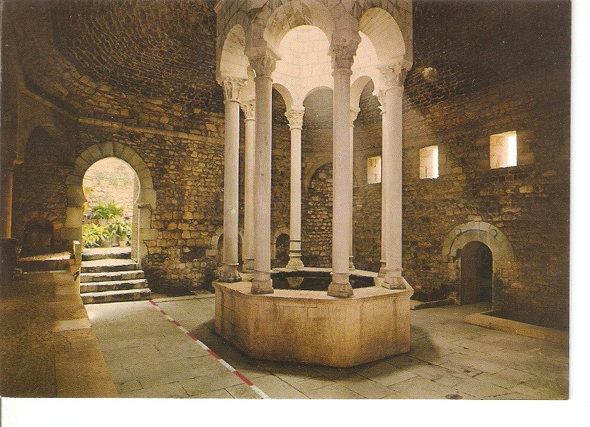 Postal 030244 : Gerona. Baños Arabes. Frigidarium