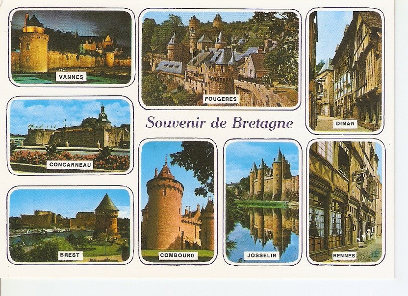 Postal 030256 : Souvenir de Bretagne