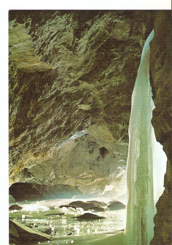 Postal 030260 : Parque Nacional de Ordena. Pirineo Aragones gruta Hela de Casteret (Entrada)