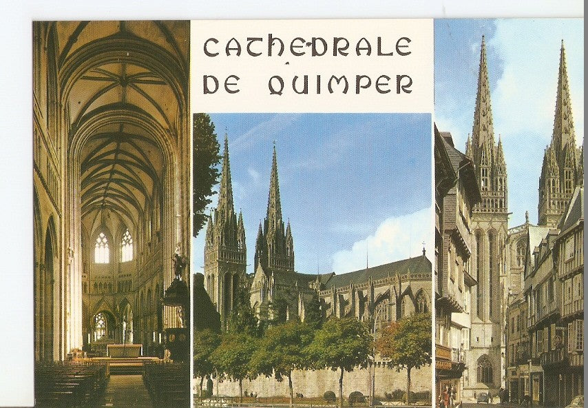 Postal 030300 : Quimper La Chathedrale Saint-Corentin