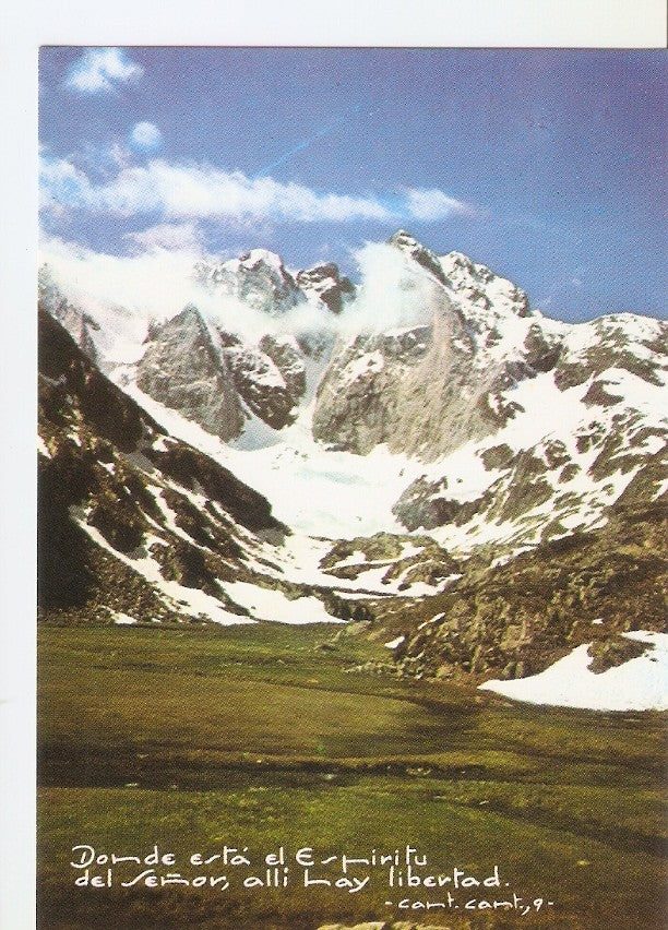 Postal 030311 : Montaña nevada