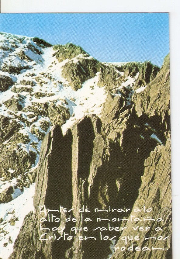 Postal 030312 : Montaña nevada