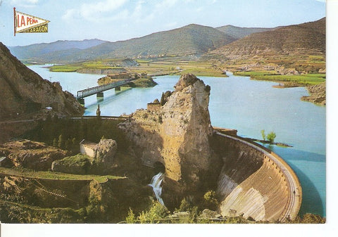 Postal 030316 : Pantano de la Peña (Huesca). En la ruta Francia-Huesca