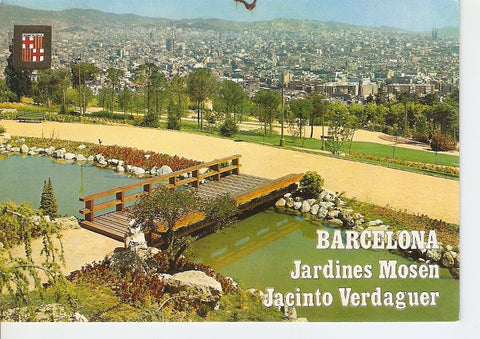 Postal 030322 : Barcelona. Jardines Mosen Jacinto Verdaguer