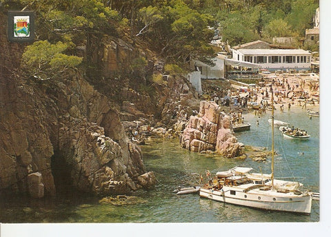Postal 030343 : Aiguablava (Costa Brava). Playa y rocas