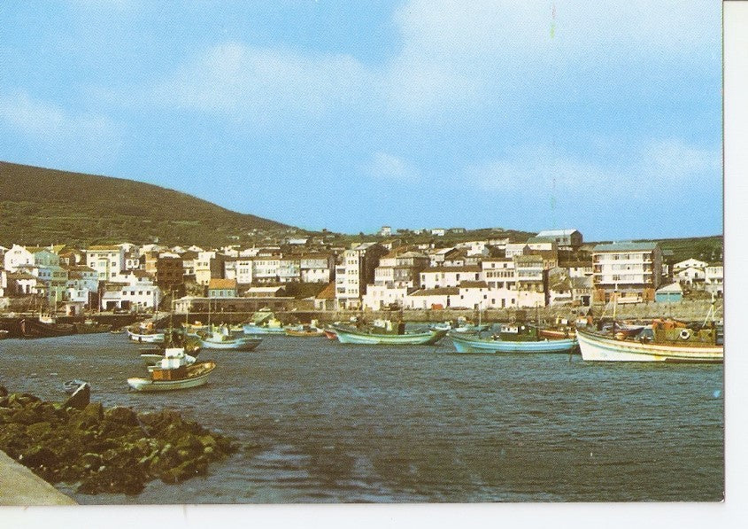 Postal 030408 : Finisterre (La Coruña) puerto y vista parcial