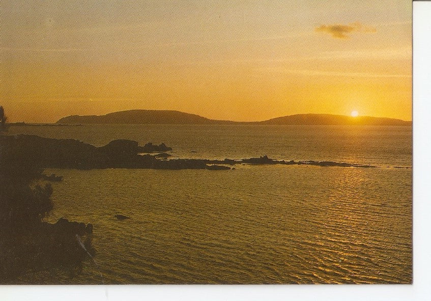 Postal 030411 : Finisterre. Puesta del Sol