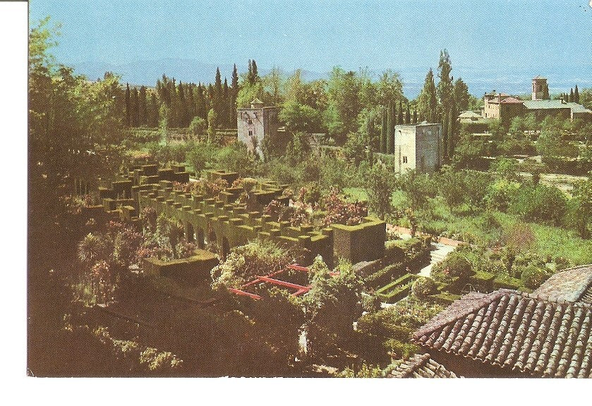 Postal 030425 : Granada. Jardines del Generalife