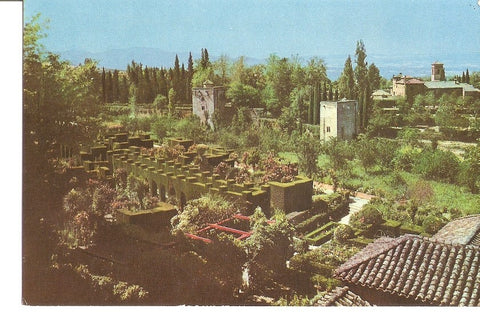 Postal 030425 : Granada. Jardines del Generalife