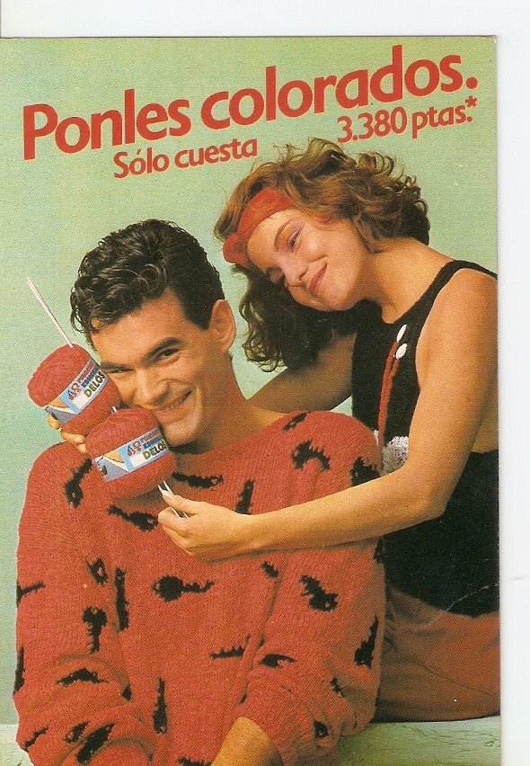 Postal 029875 : Ponles colorados. Publicidad