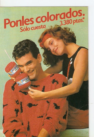 Postal 029875 : Ponles colorados. Publicidad