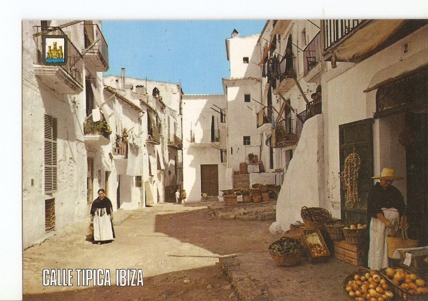 Postal 030438 : Ibiza. Isla Blanca. Calle tipica