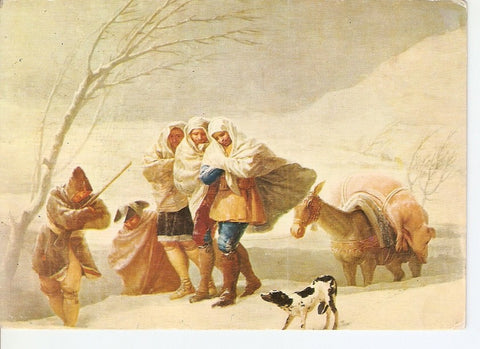 Postal 030547 : Francisco de Goya. La nevada