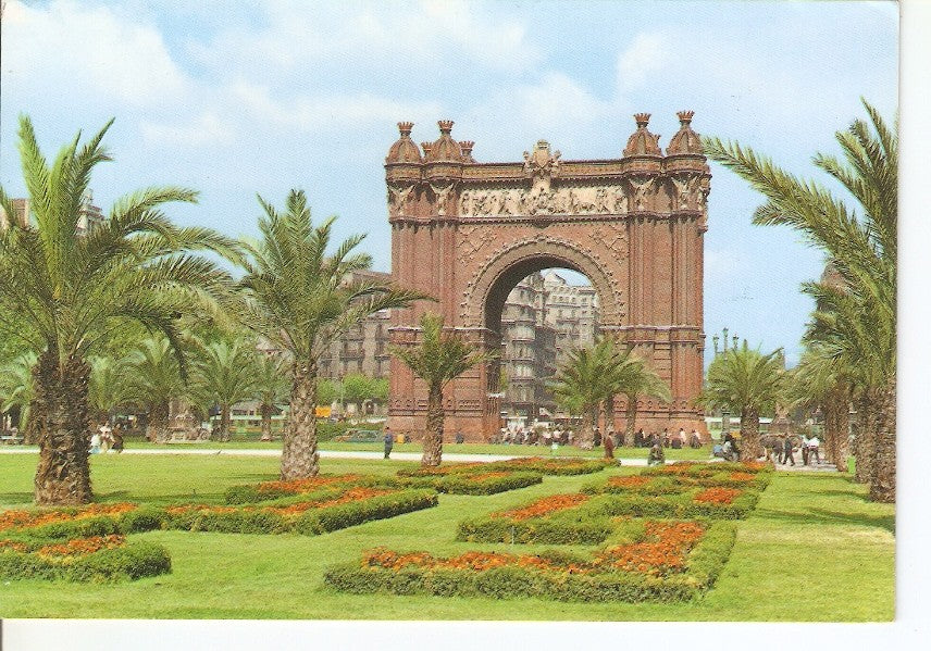 Postal 031897 : Barcelona. Arco del Triumfo