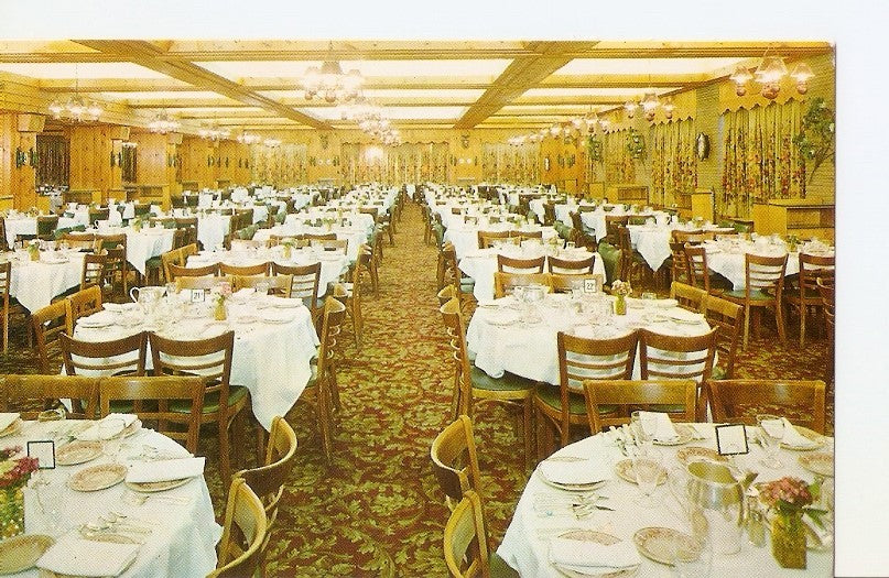 Postal 030614 : Dining Room Grossinger N.Y.