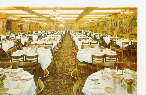 Postal 030614 : Dining Room Grossinger N.Y.