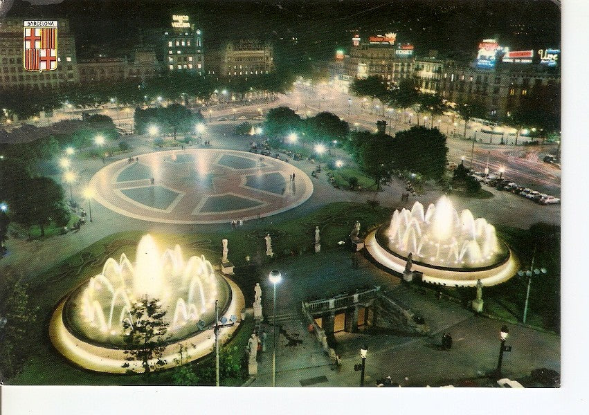 Postal 030619 : Barcelona Plaza de Cataluña