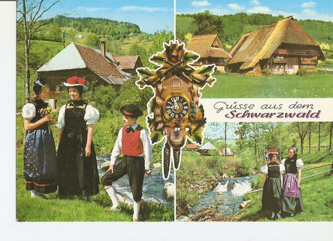 Postal 030635 : Grusse aus dem Schwarzwald