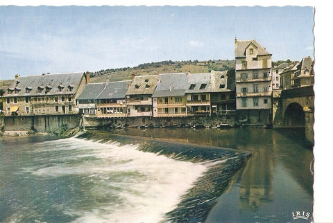 Postal 030644 : Le Rouergue Espalio. Le nouveau pont et le deversoir