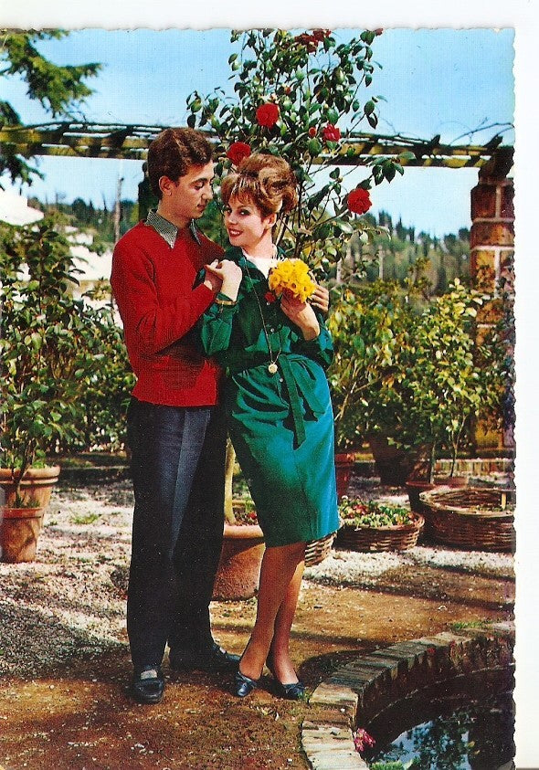 Postal 029879 : Pareja sonriente
