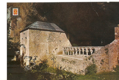Postal 030696 : Pirineo Aragones (Huesca) San Juan de la Peña. Monasterio viejo