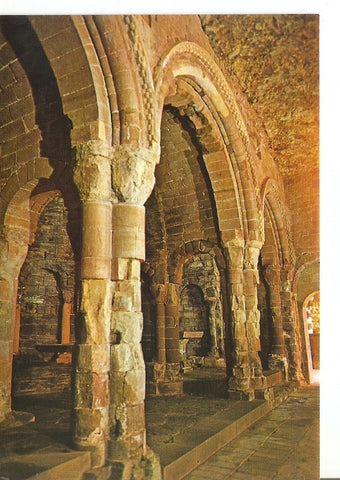 Postal 030697 : Alto Aragon. Jaca (Huesca) San Juan de la Peña. Los tres absides. Siglo XI