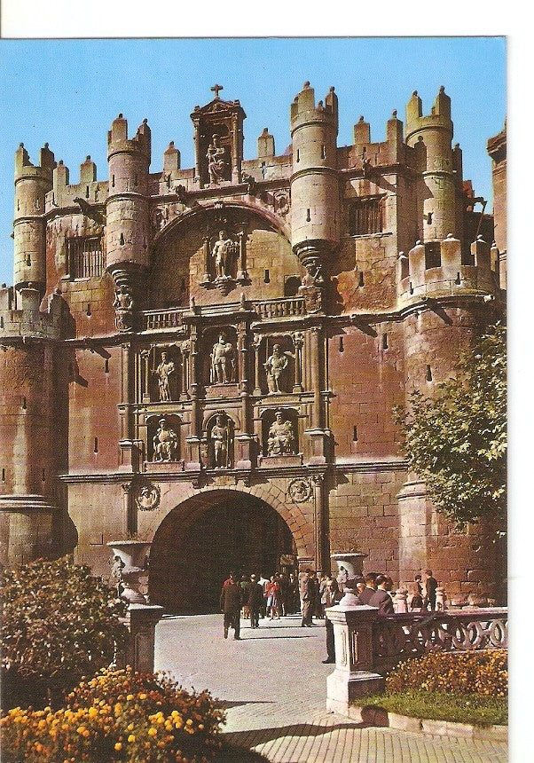 Postal 030708 : Burgos. Arco y Puerto de Santa Maria-Arc el Porte de Santa Maria