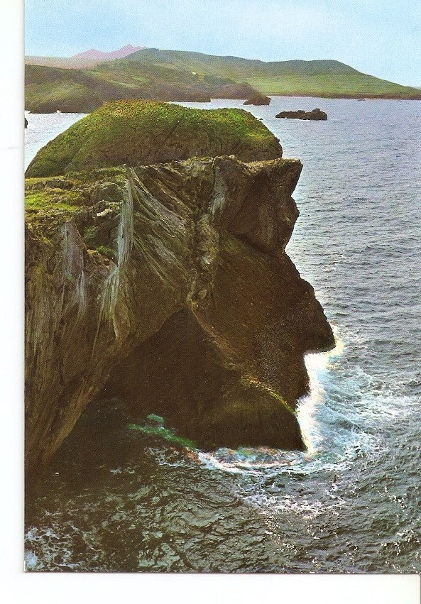 Postal 030765 : Celorio (Llanes) Perfil de Cristo (Roca Natural)