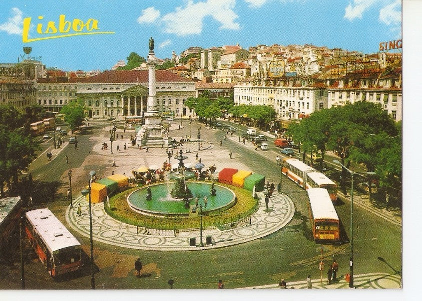 Postal 030771 : Lisboa (Portugal). Place de D. Pedro IV (Rossio)