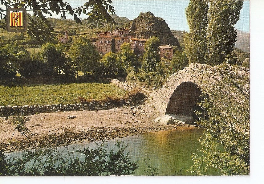 Postal 030788 : Pirineu catala (Lleida). Vall de Bohi. Castello de Tort. Puente Romanico