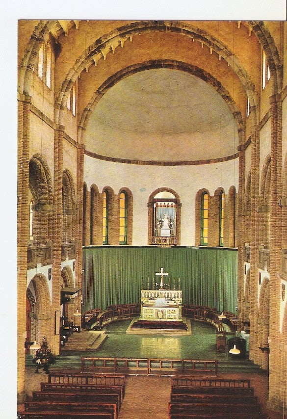 Postal 030796 : Santa maria del Colell. Interior del Santuario
