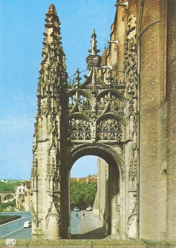Postal 030802 : Albi (Tarn). Centre de Tourisme - Ville dArt. La Basilique Sainte-Cecile (XIII s.)