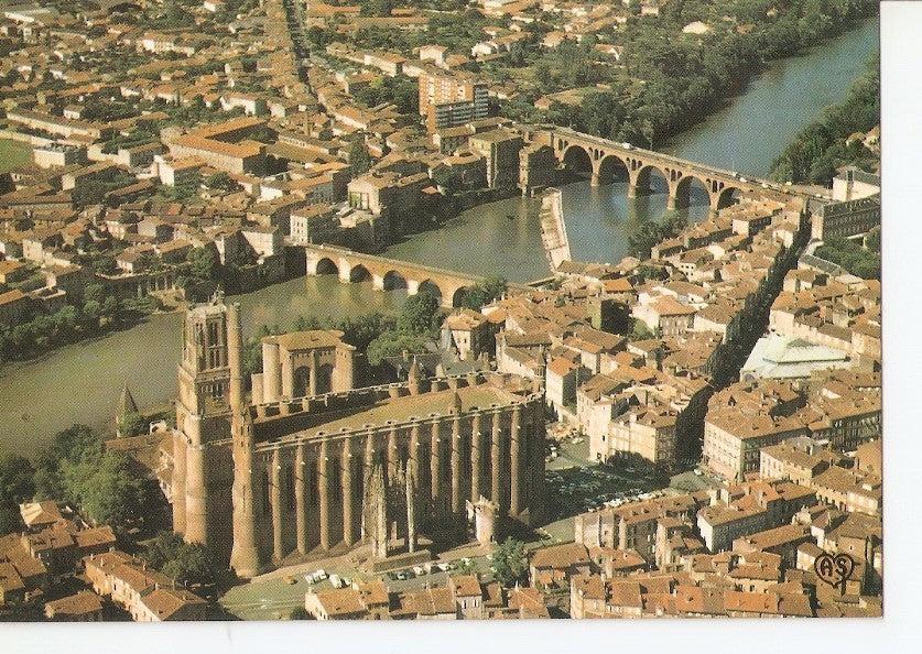 Postal 030803 : Albi (Tarn). Ville dart centre de tourisme. La Basilique Ste Cecile (XIII s.)