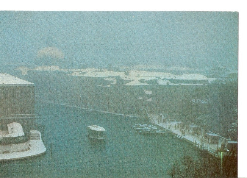 Postal 030808 : Venezia. Canal Grande - Fog and snow