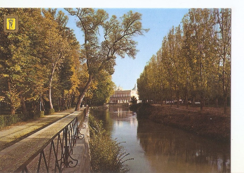 Postal 030847 : Aranjuez. La ria de la Isla y Palacio