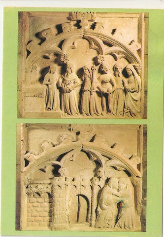 Postal 030849 : Vallfogona de Riucopr - Tarragona. Retaule gotic de pedra segle XIV