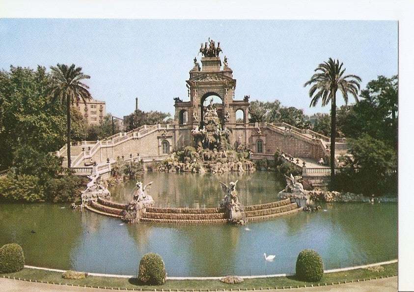 Postal 030341 : Barcelona. Parque de la Ciudadela. Lago y cascada