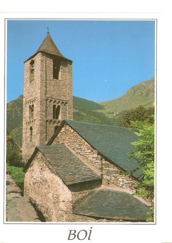 Postal 030861 : Pirineu Central. Vall de Boi. Esglesia romanica de Boi