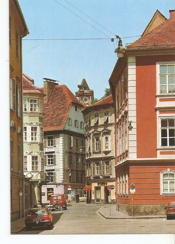 Postal 030866 : Graz. Landeshaupstadt d. Steiermark. Altstadt - Bischofsplatz