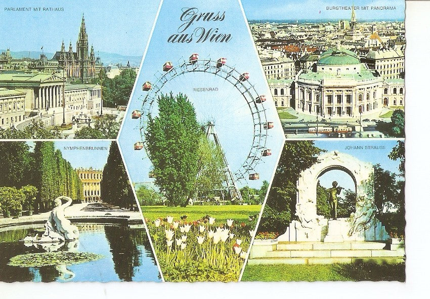 Postal 030869 : Greetings from Vienna