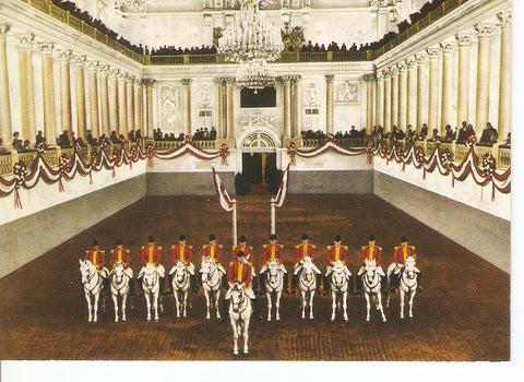 Postal 030870 : Vienna - Spanish Court Riding School salute