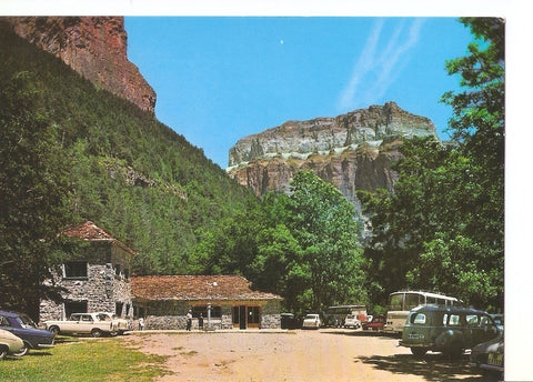 Postal 030895 : Parque Nacional de Ordesa-Pirineo Aragones. Restaurante en el Valle y la Fraucata